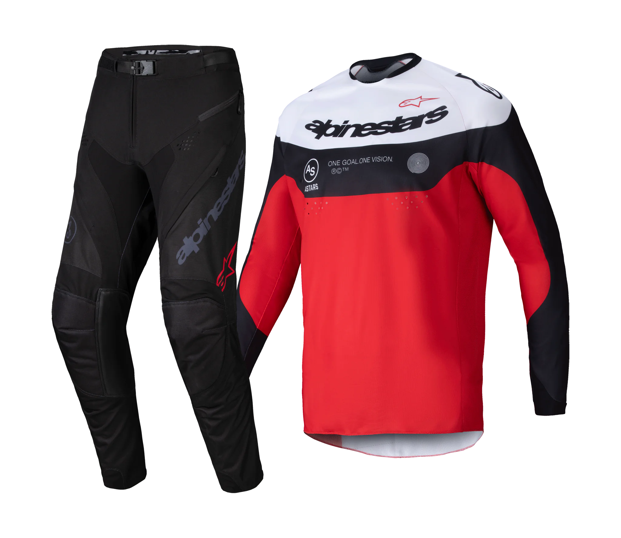 Alpinestars Enduro Gear Pro-Dura - Black / Red / White / Blue
