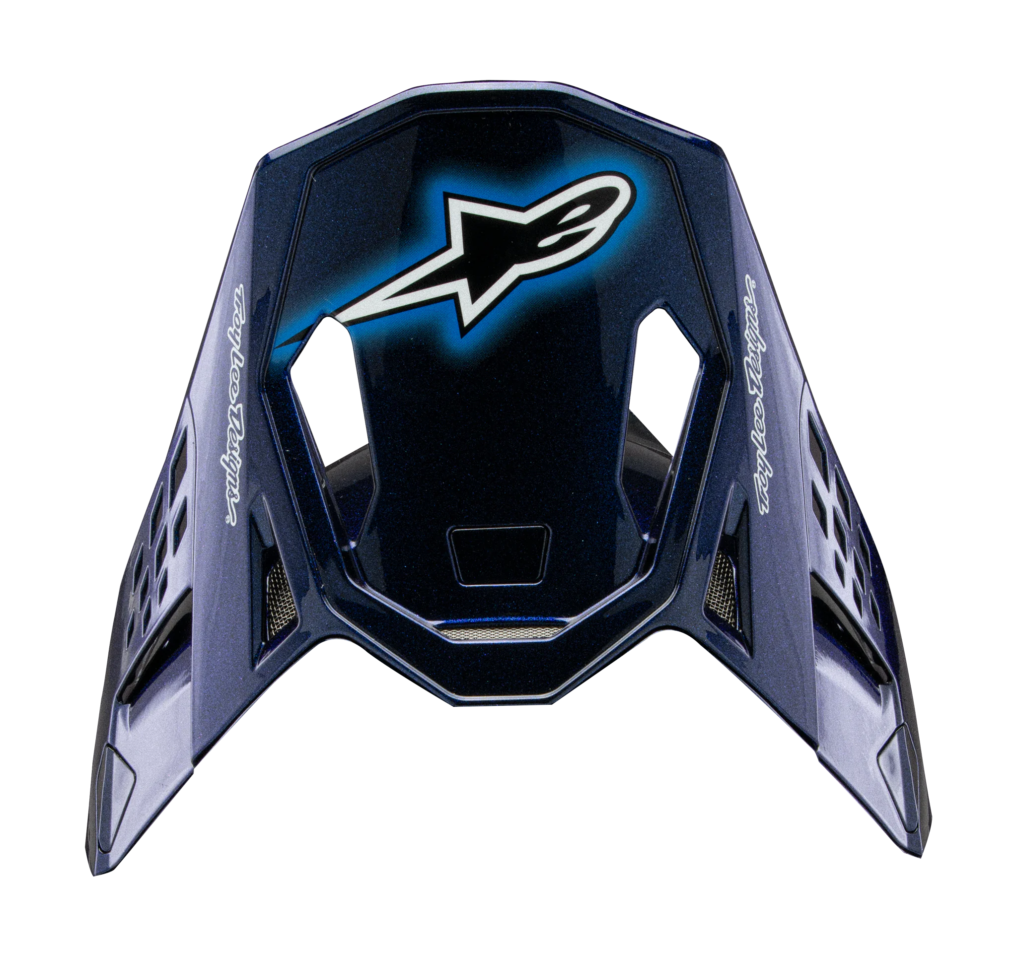 Alpinestars Helmet Visor S-M10 TLD Edition 25 - Blue / Orange / Yellow / Red