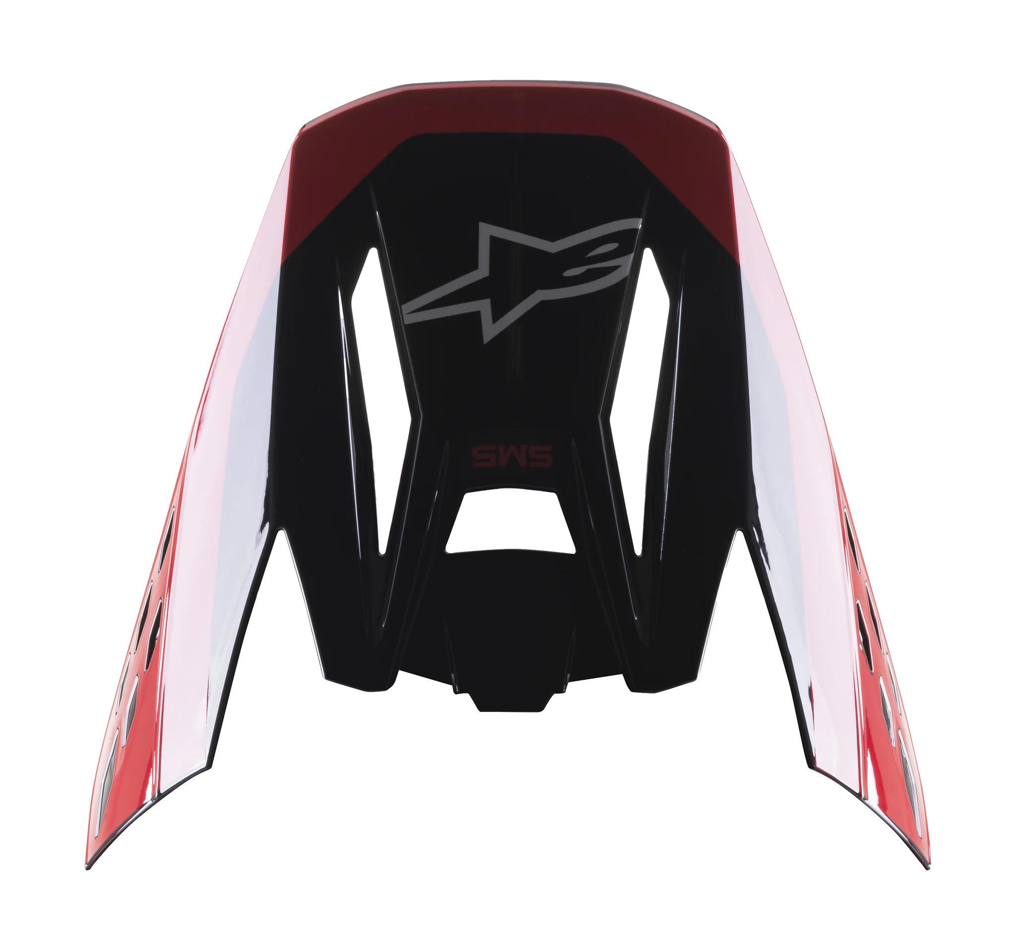 Alpinestars Helmet Visor S-M5 22.05 Beam - Black / Grey / Red