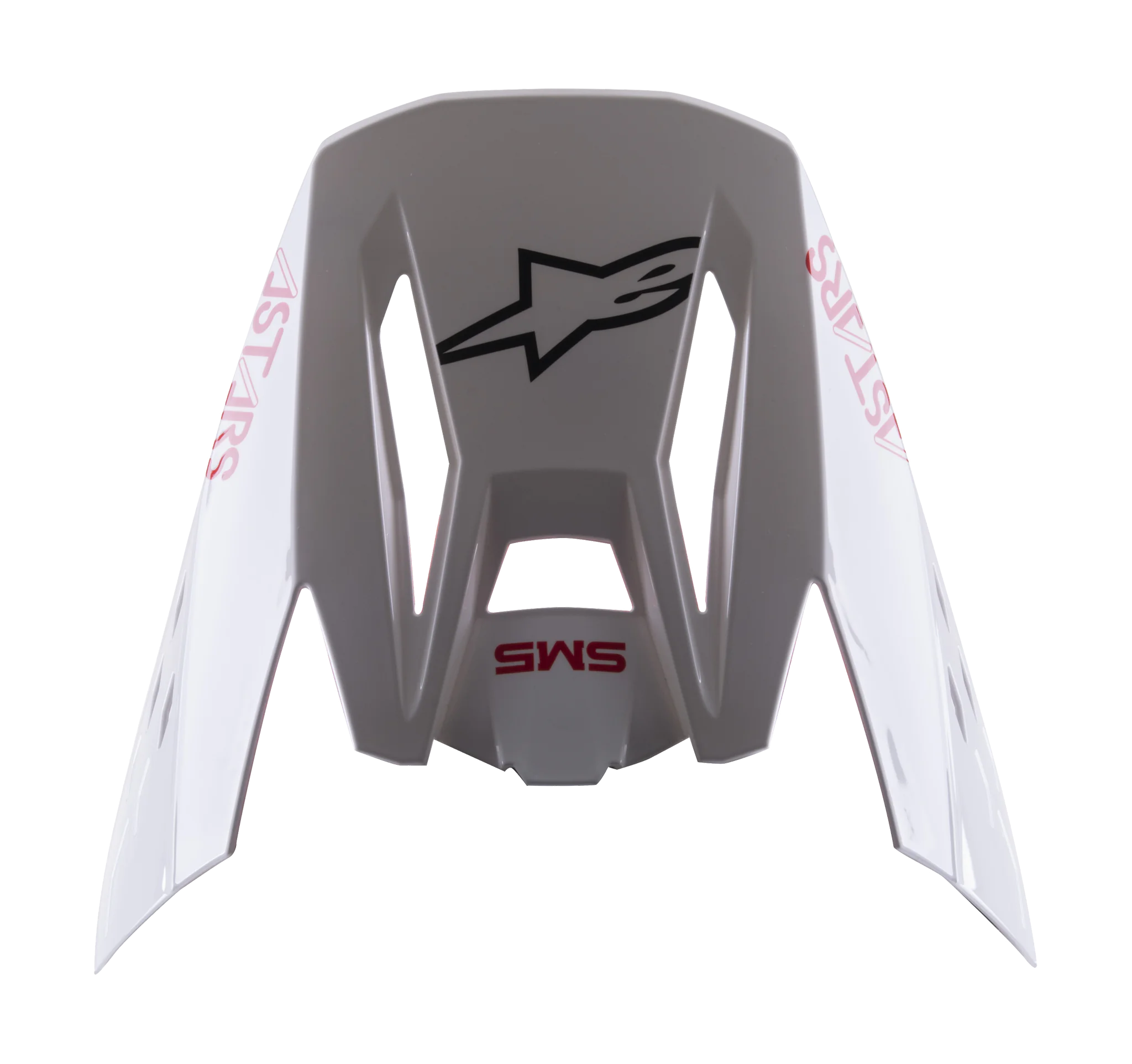 Alpinestars Helmet Visor S-M5 22.05 Bond - White / Black / Red