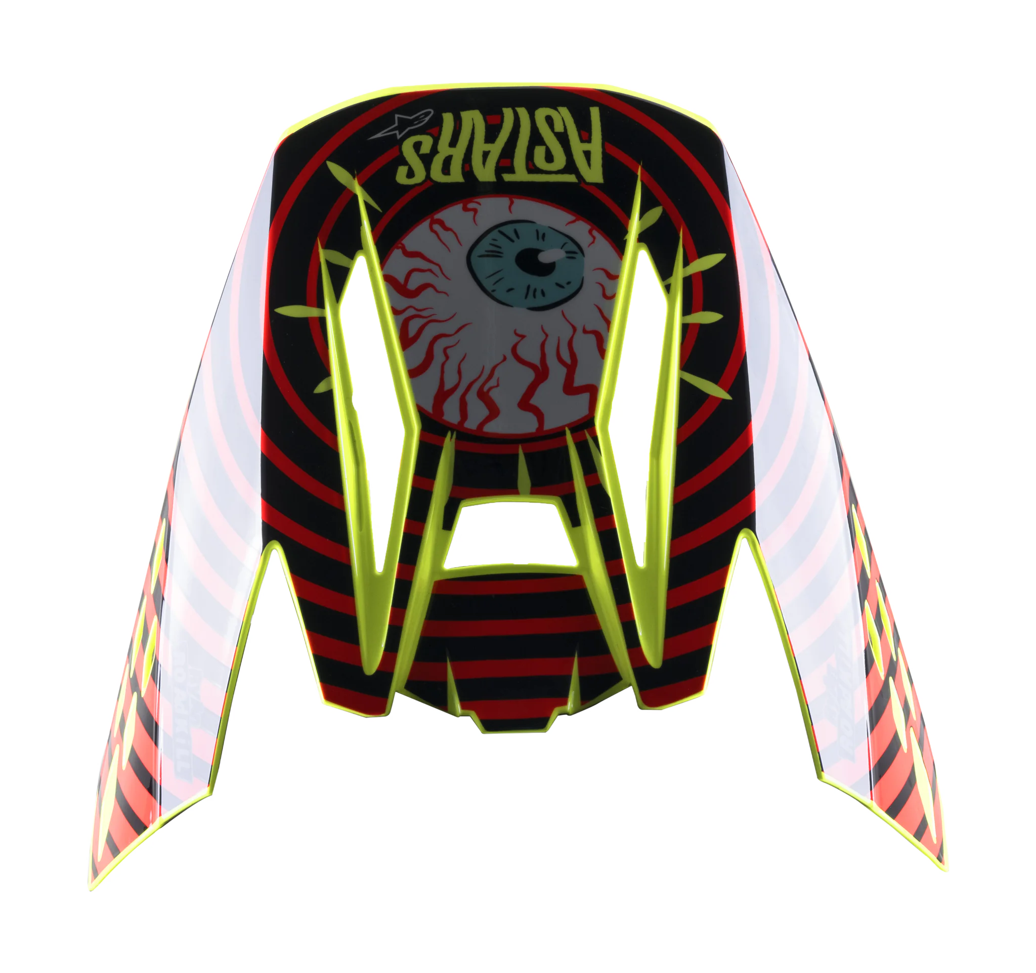 Alpinestars Helmet Visor S-M5 22.05 Solar Flare - Black / Red / Fluo Yellow