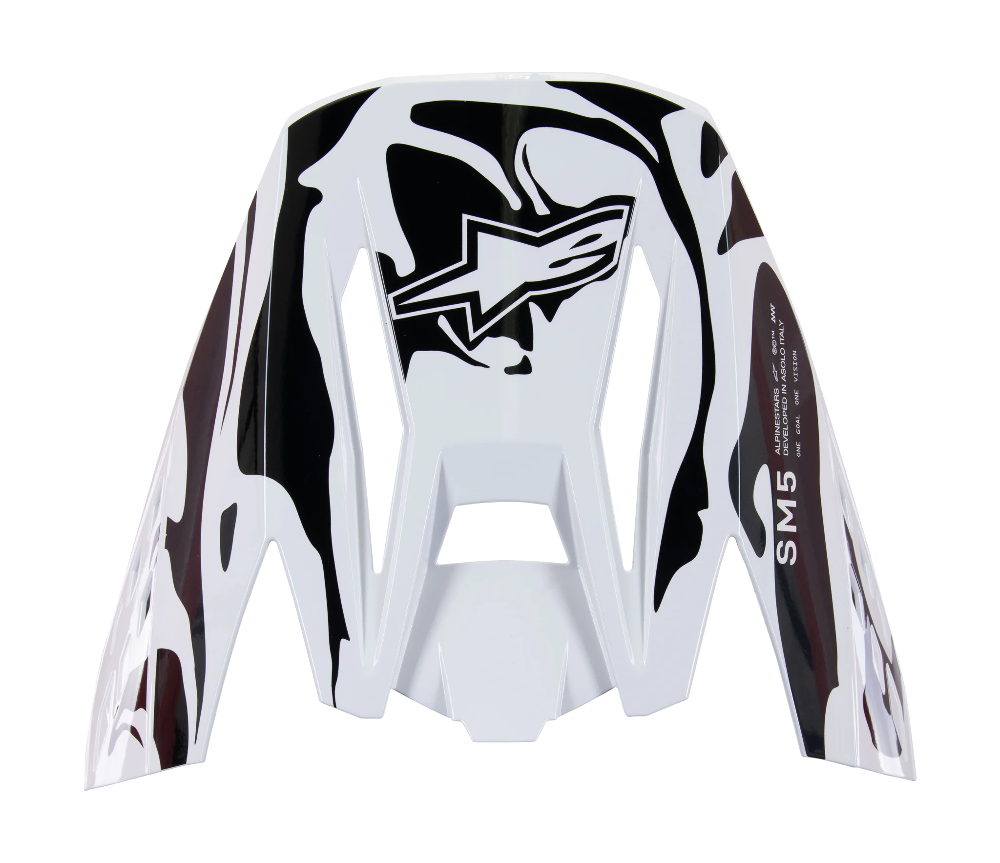 Alpinestars Helmet Visor S-M5 Mineral - Gloss Cool Grey / Dark Grey