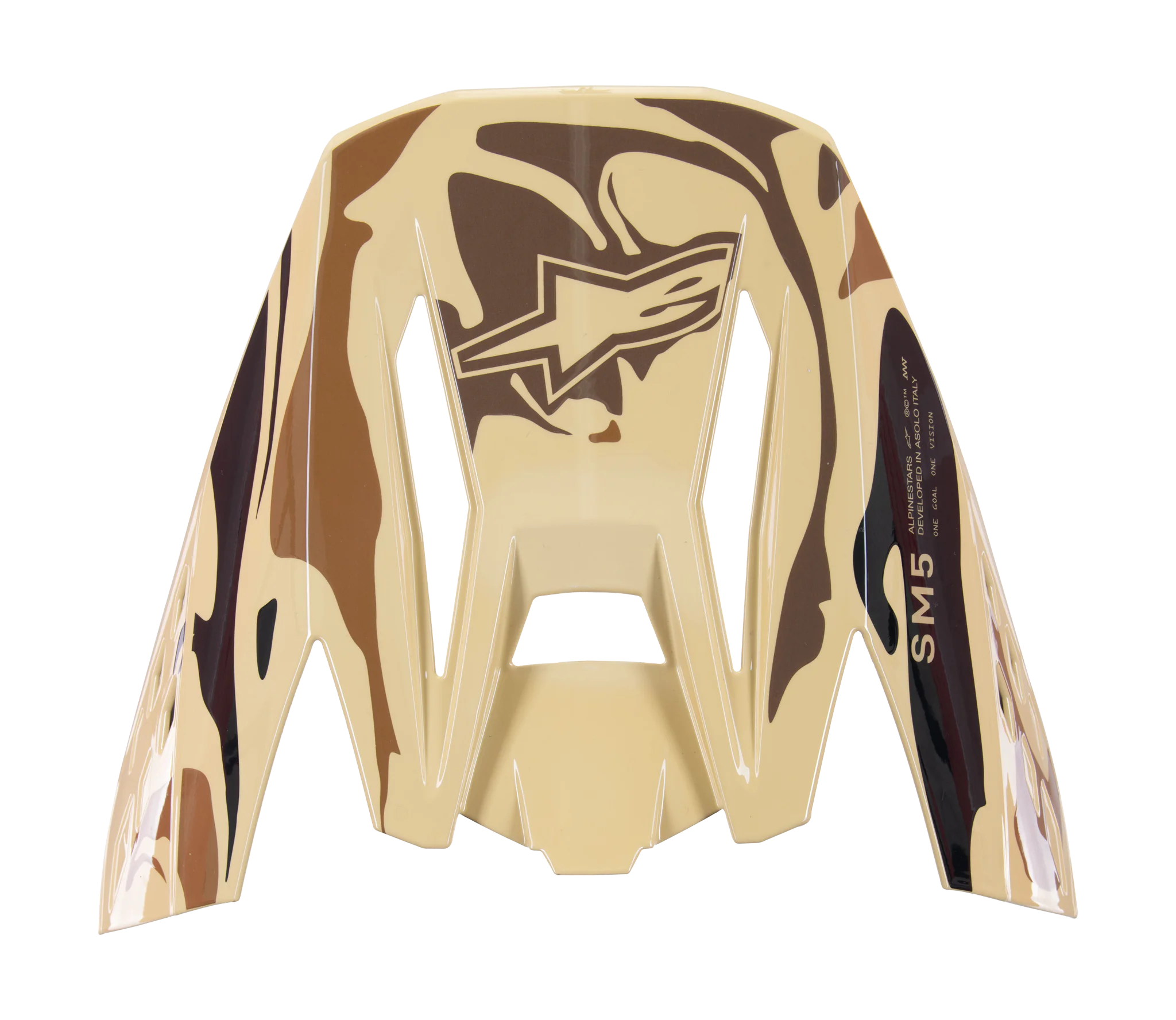 Alpinestars Helmet Visor S-M5 Mineral - Matte Dark Brown