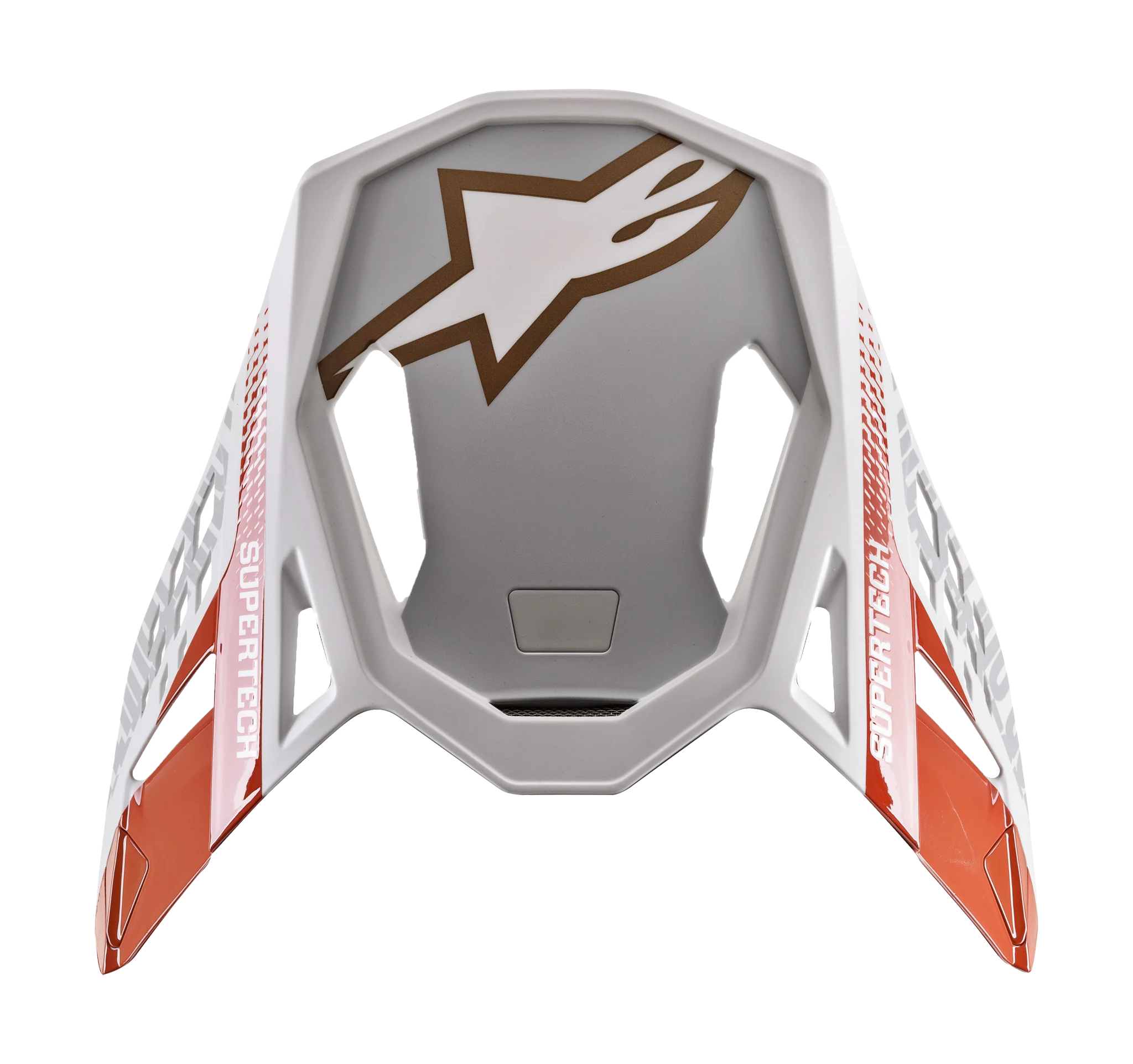 Alpinestars Helmet Visor S-M8 22.05 Triple - Fluo Orange / White / Gold