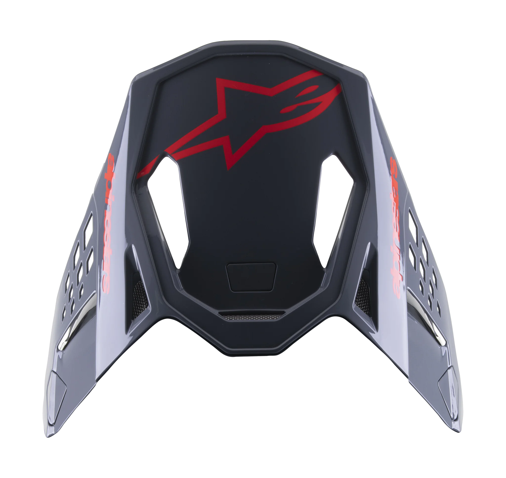 Alpinestars Helmet Visor S-M8 Radium 2 - Black / Neon Red