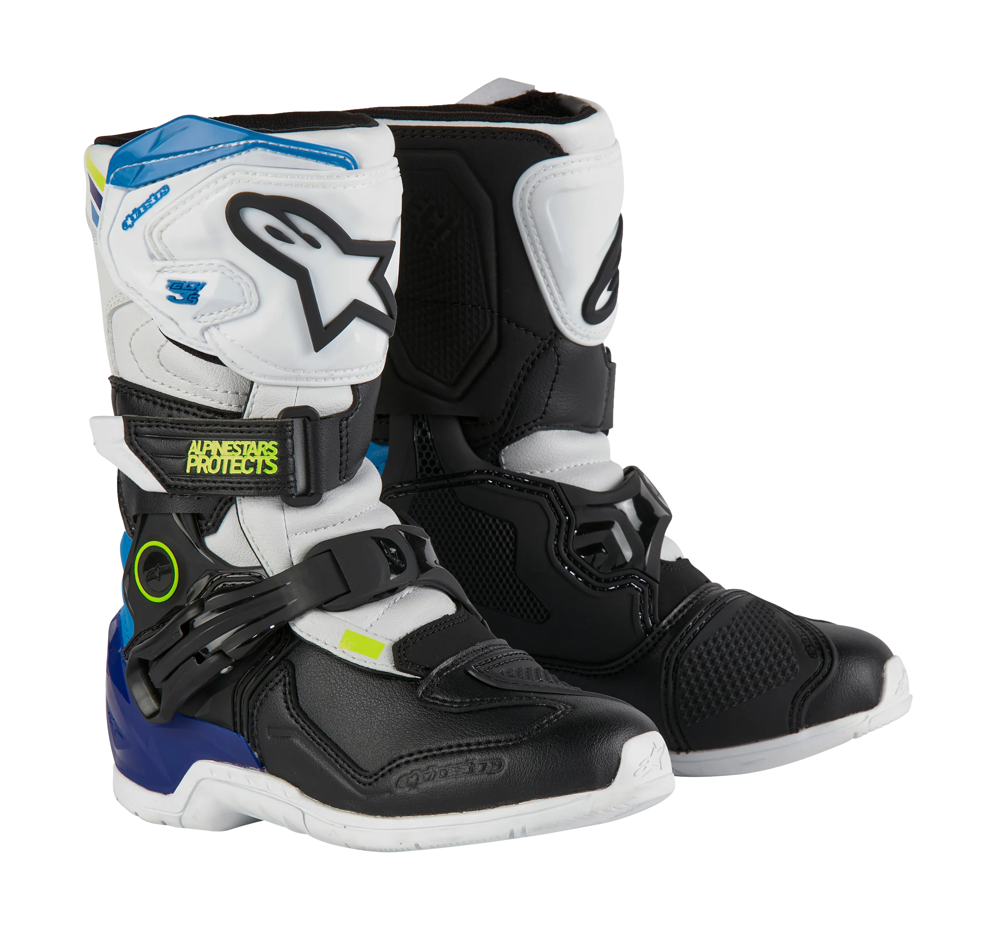 Alpinestars Kids Motocross Boots Tech 3S - White / Black / Blue