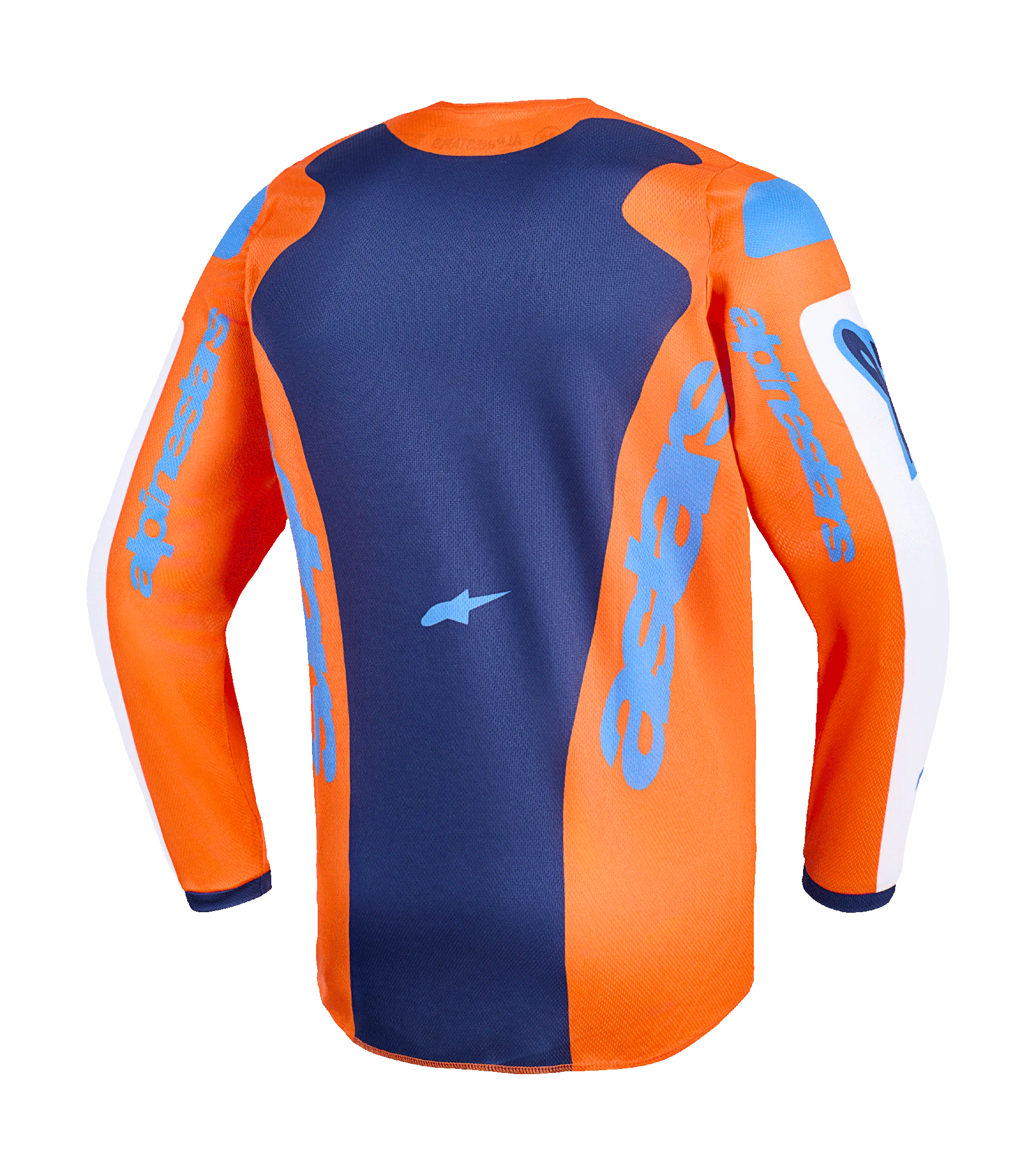 Alpinestars Youth Motocross Jersey 2026 Fluid Grid - Orange / Ucla / Blue