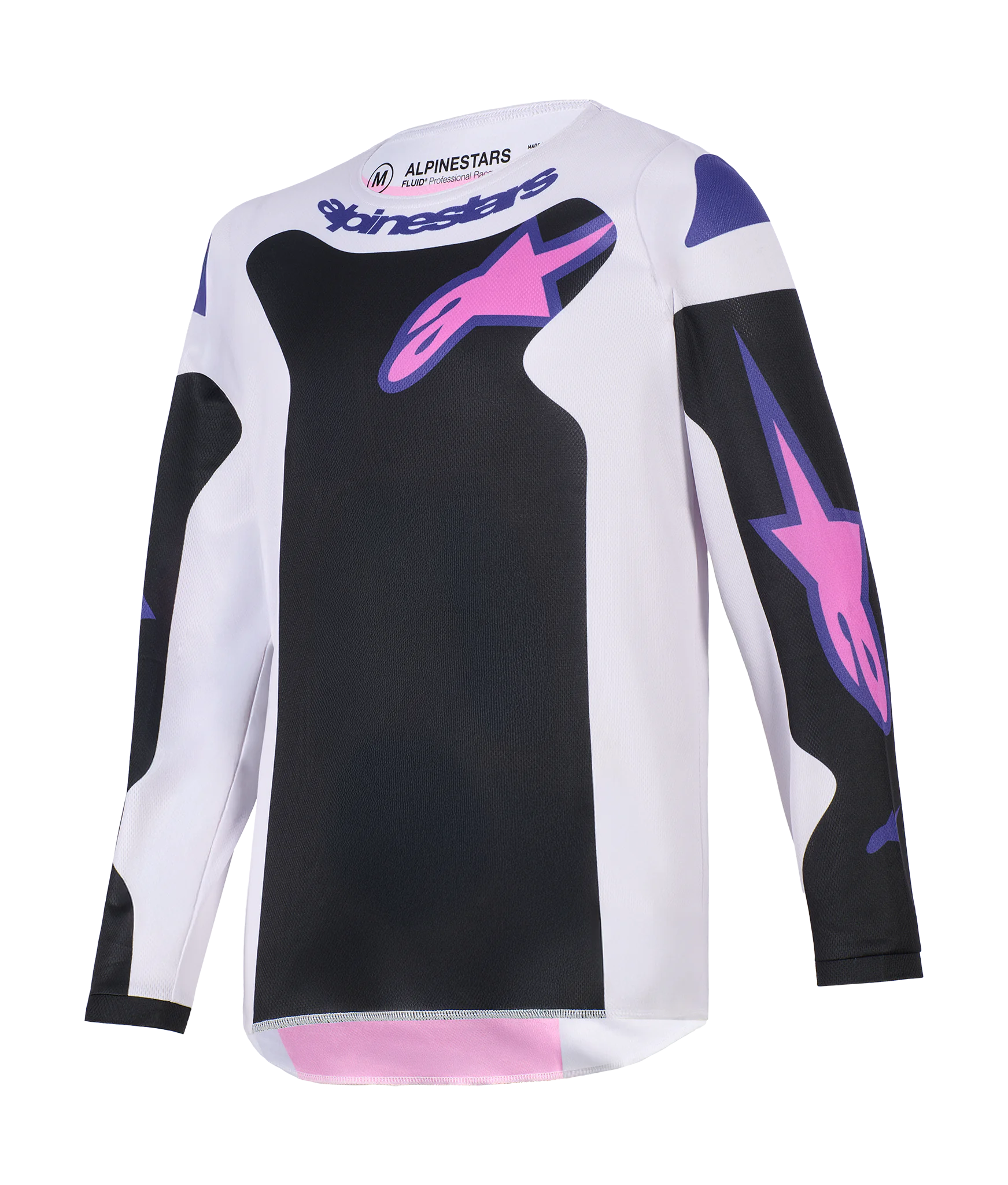 Alpinestars Youth Motocross Gear 2026 Fluid Grid - Black / Light Grey / Purple
