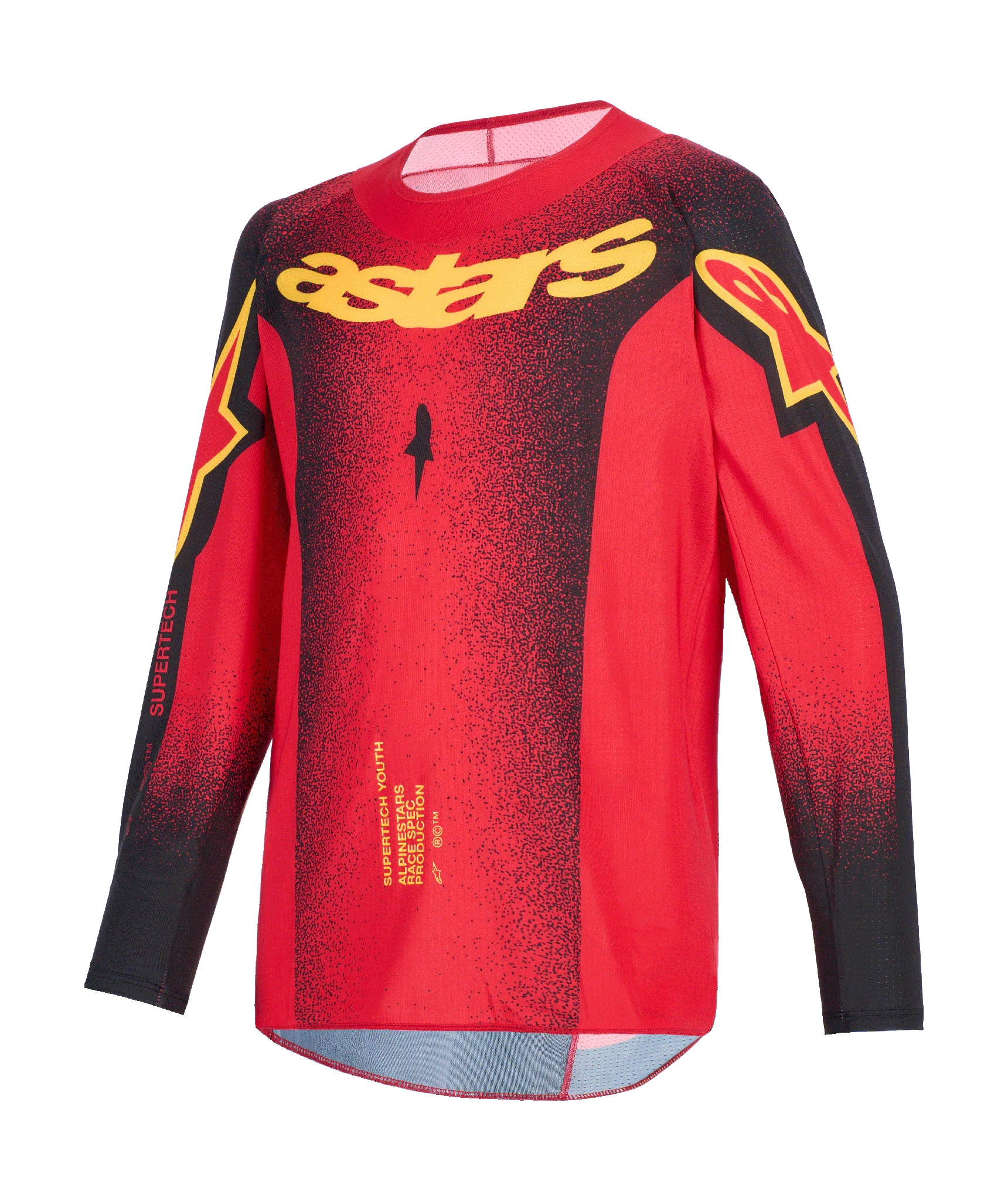 Alpinestars Youth Motocross Gear 2026 Supertech Scenz - Red / Black / Yellow
