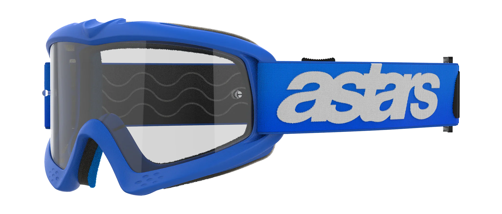 Alpinestars Youth Motocross Goggle Vision Blaze - Blue - Clear