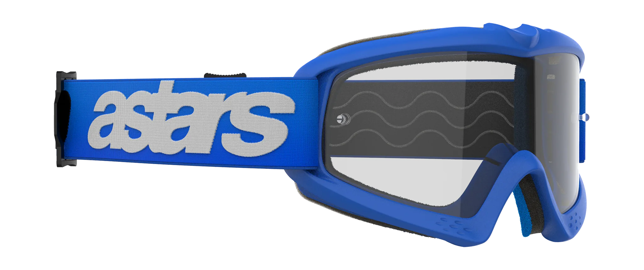 Alpinestars Youth Motocross Goggle Vision Blaze - Blue - Clear