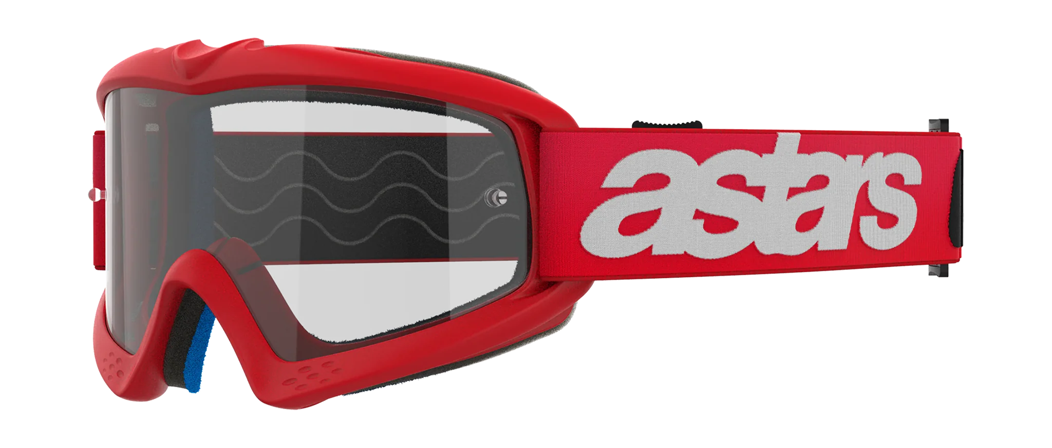 Alpinestars Youth Motocross Goggle Vision Blaze - Red - Clear