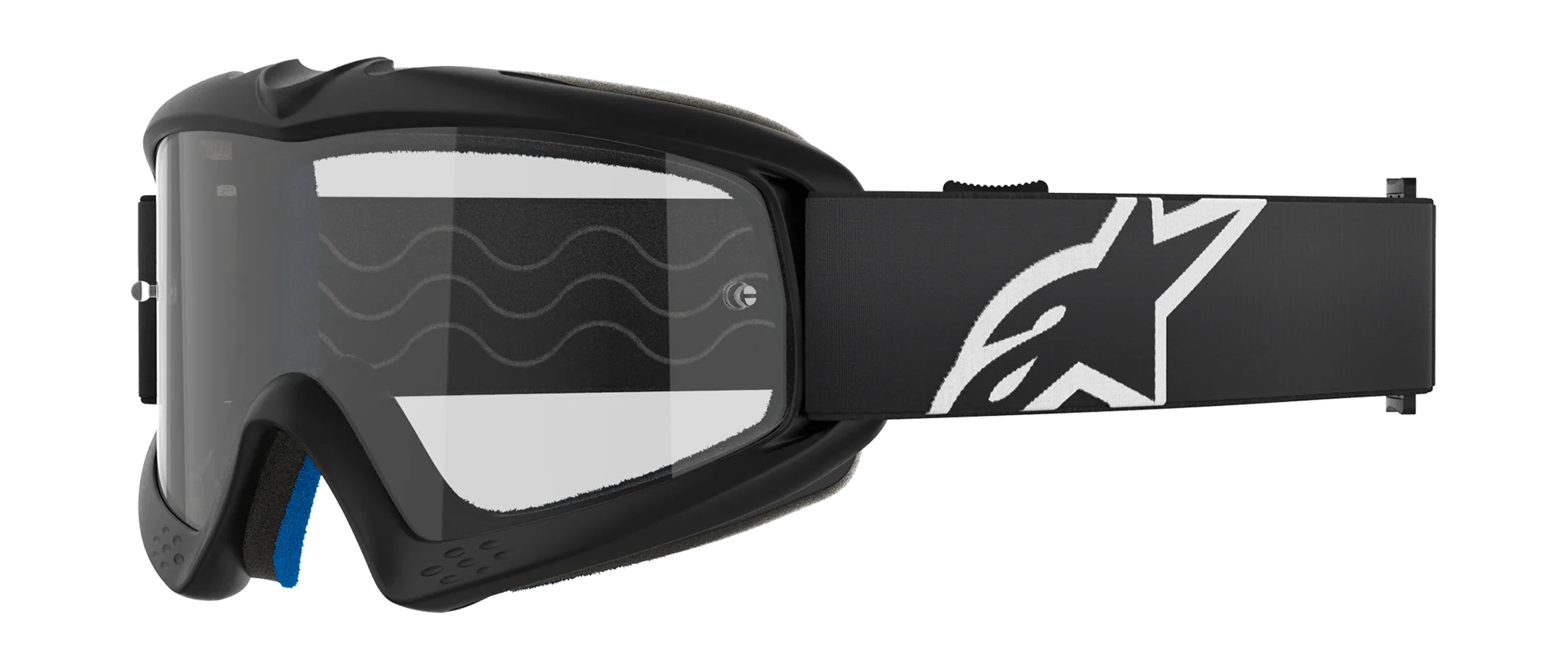 Alpinestars Youth Motocross Goggle Vision Corp - Black - Clear
