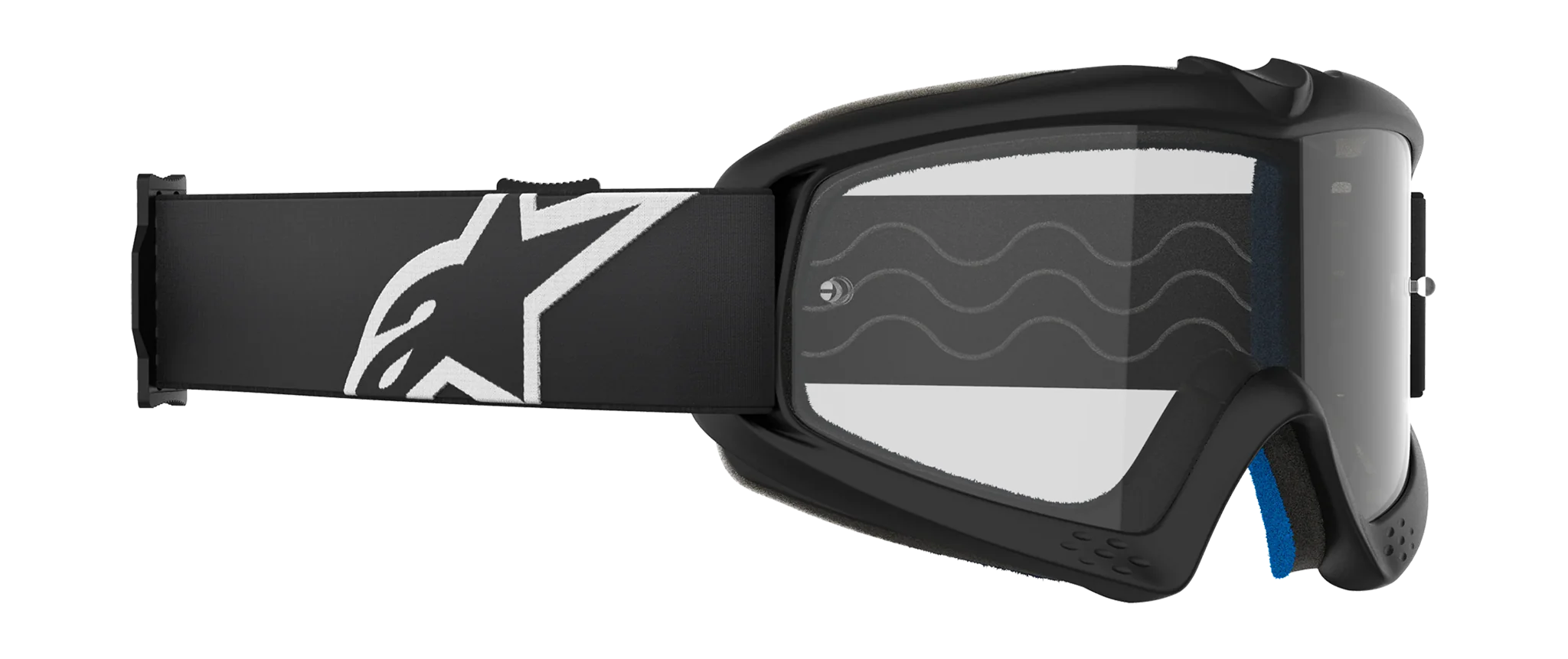 Alpinestars Youth Motocross Goggle Vision Corp - Black - Clear