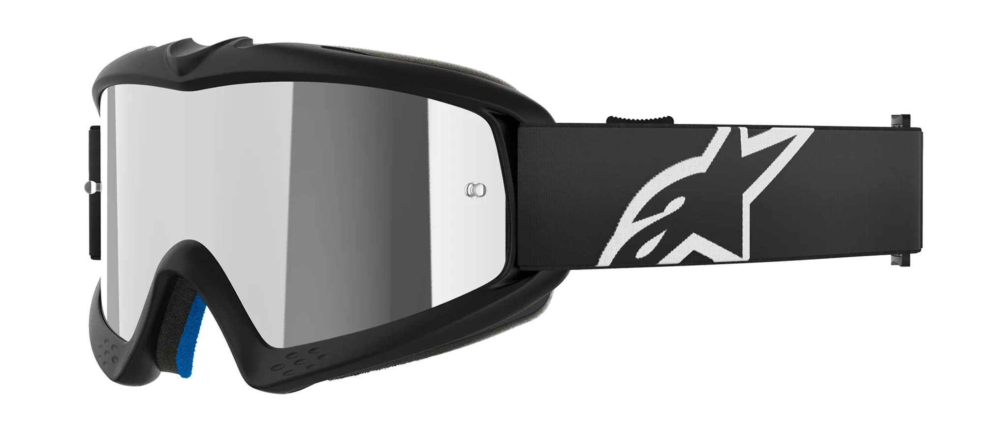 Alpinestars Youth Motocross Goggle Vision Corp - Black - Mirror Silver