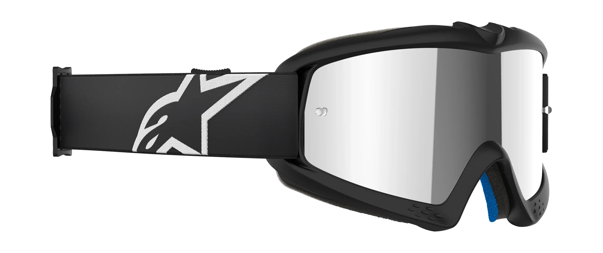 Alpinestars Youth Motocross Goggle Vision Corp - Black - Mirror Silver