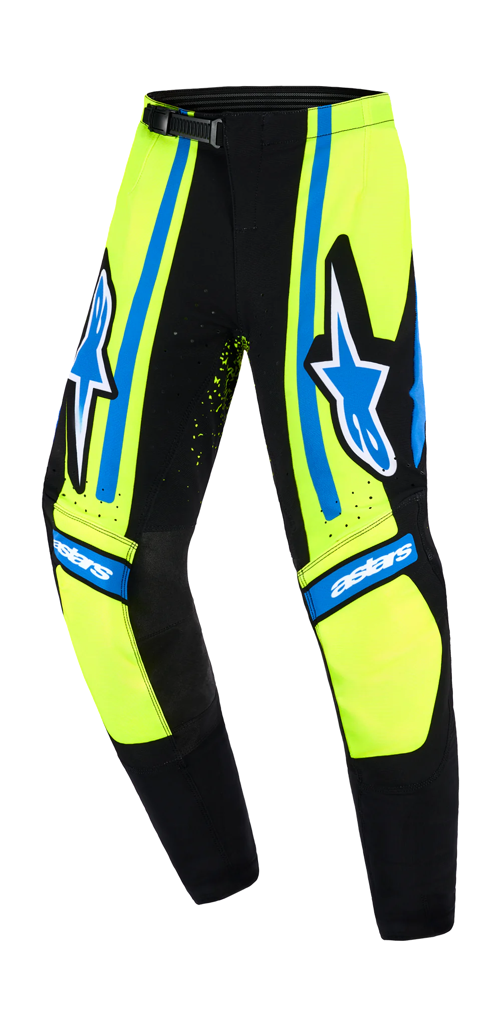 Alpinestars Youth Motocross Pants 2026 Supertech Nomur - Dark Navy / Fluo Yellow / Ucla / Blue