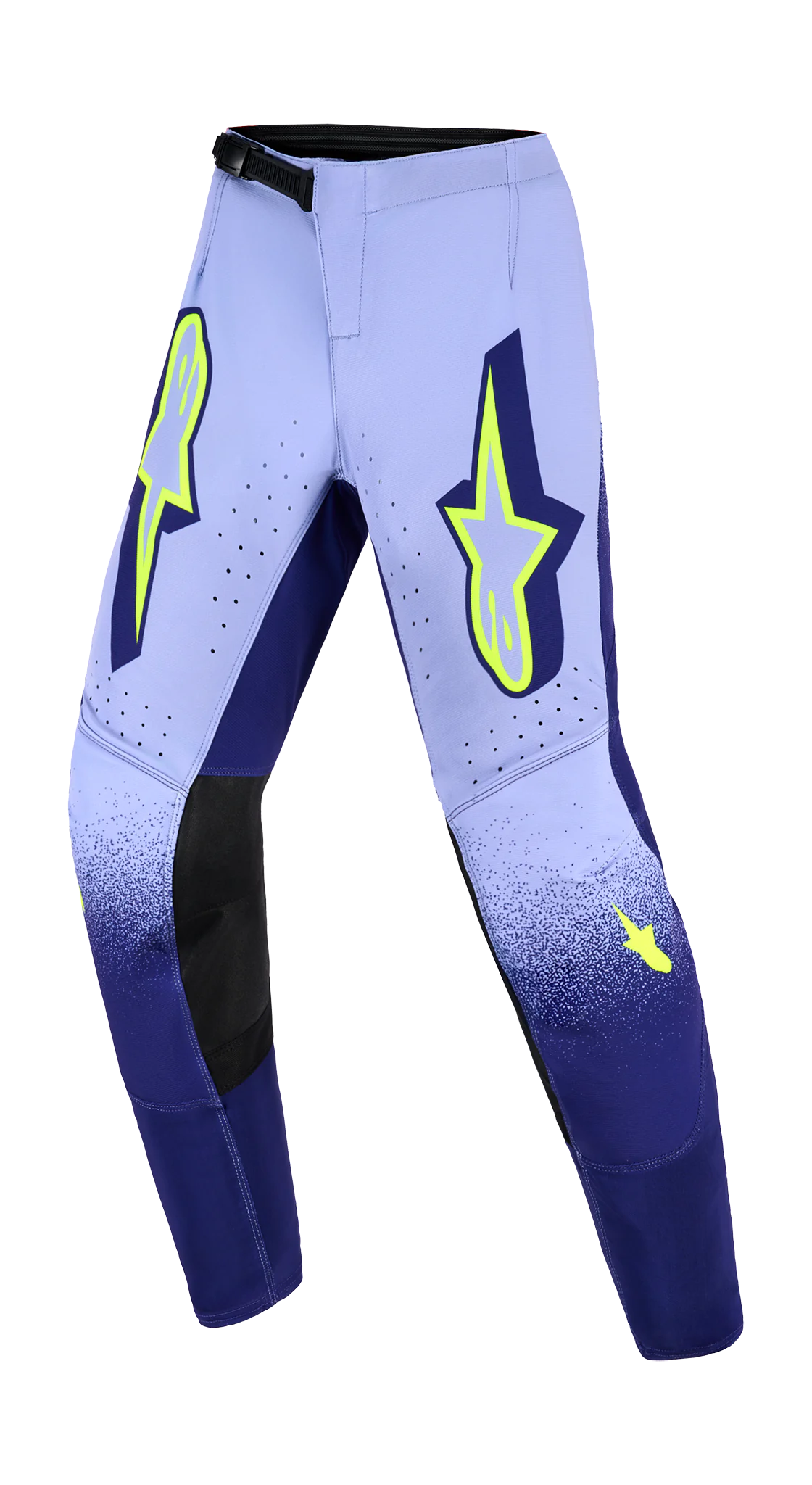 Alpinestars Youth Motocross Pants 2026 Supertech Scenz - Purple / Fluo Yellow