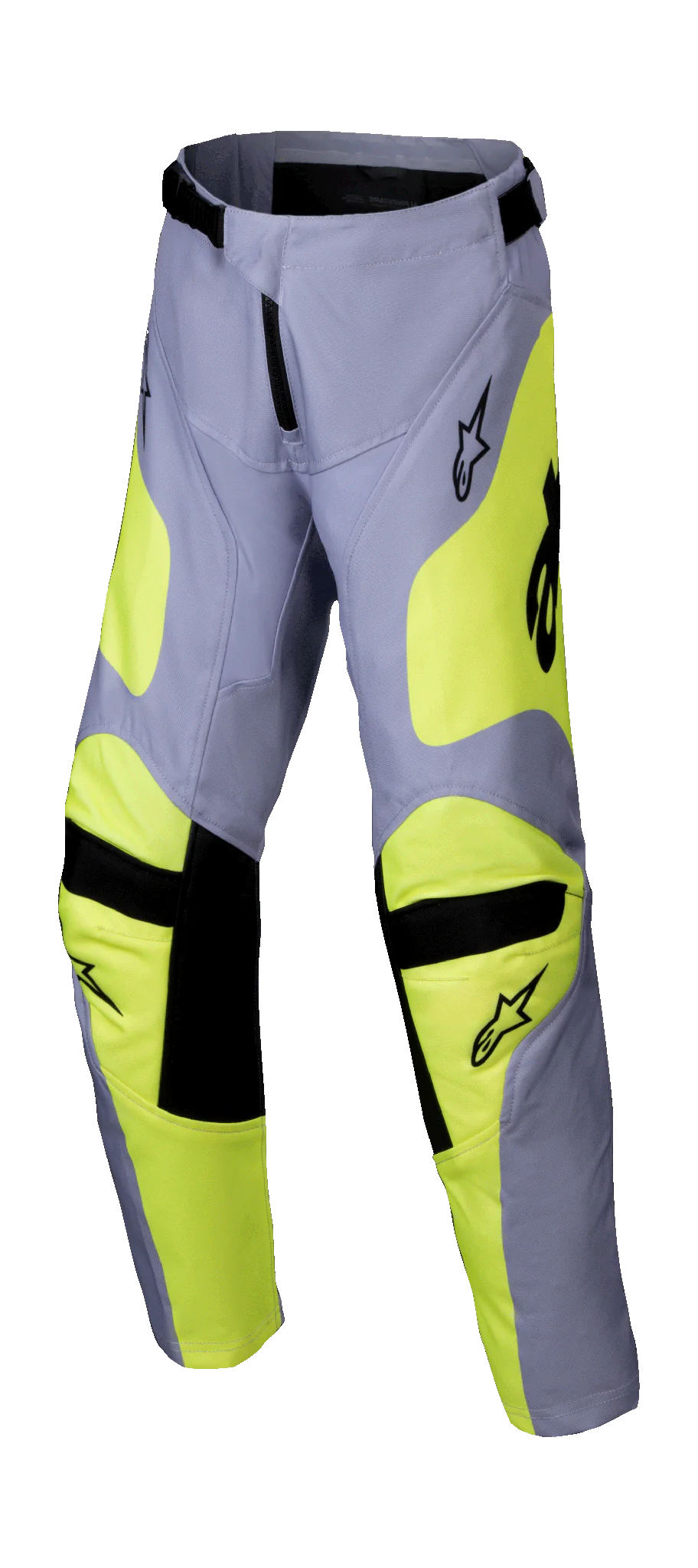 Alpinestars Youth Motocross Pants Racer Veil - Grey / Fluo Yellow