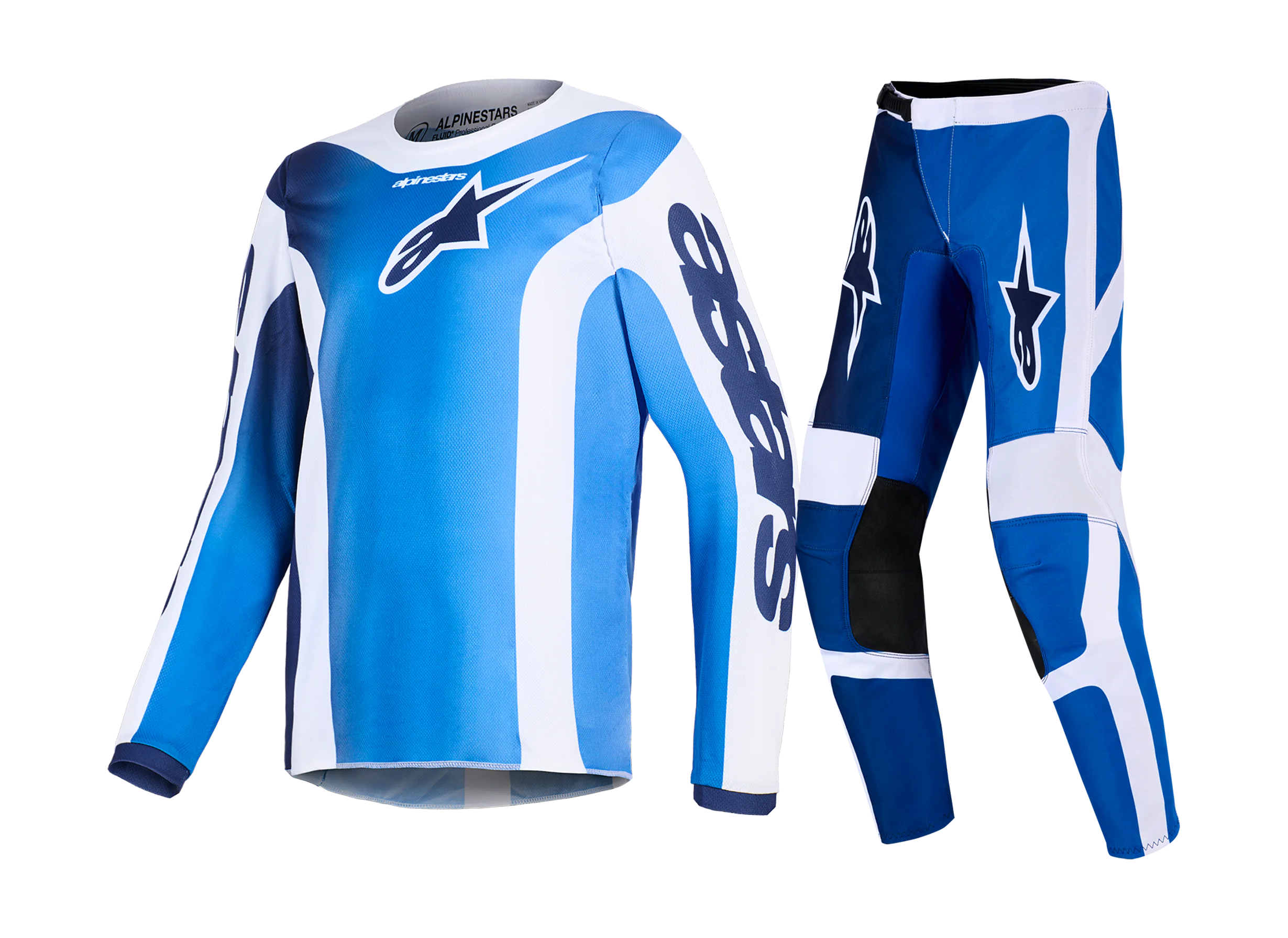 Alpinestars Youth Motocross Gear 2026 Fluid Portl - Ucla / Blue / White