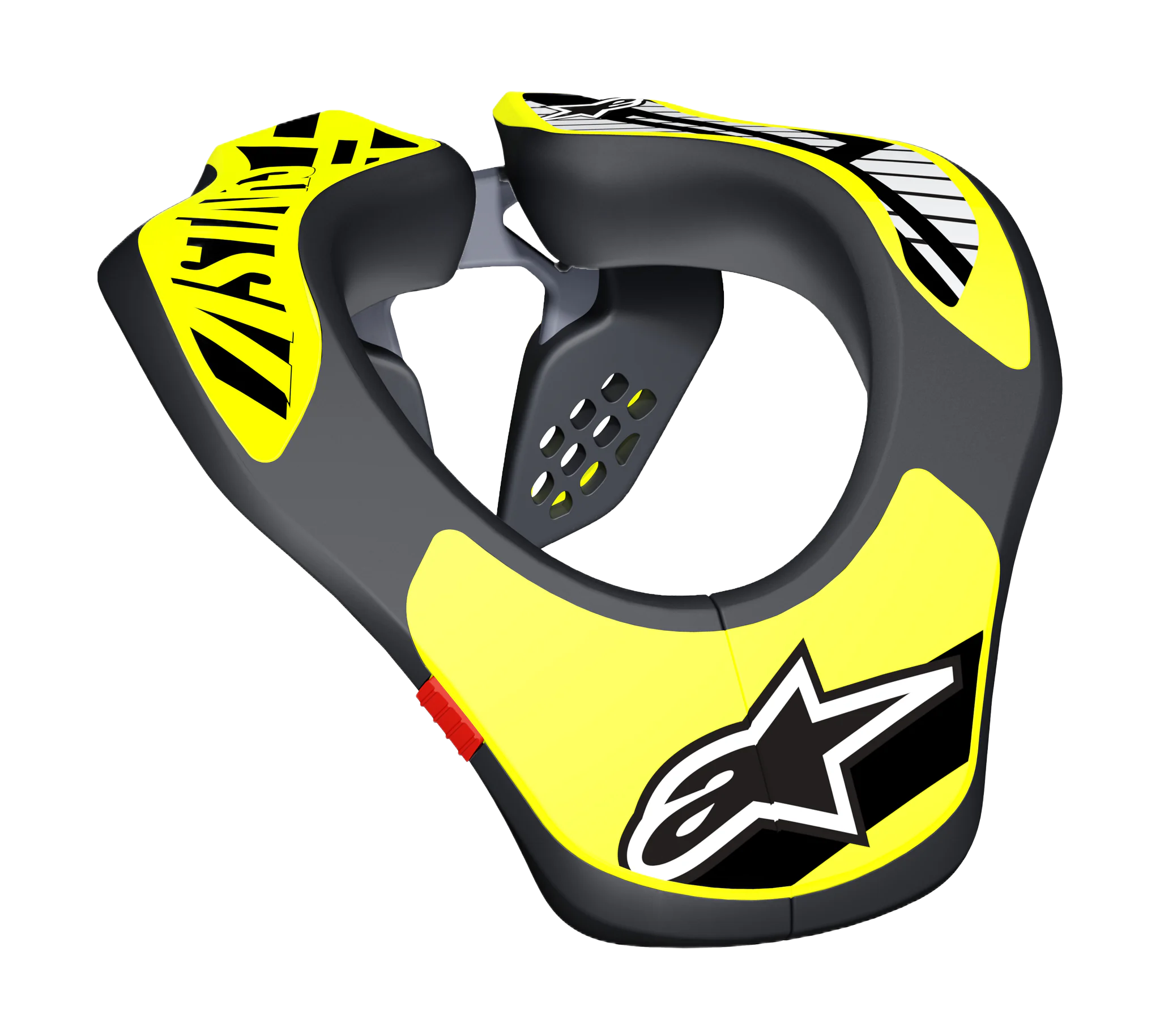 Alpinestars Youth Neck Brace - Black / Yellow Fluo