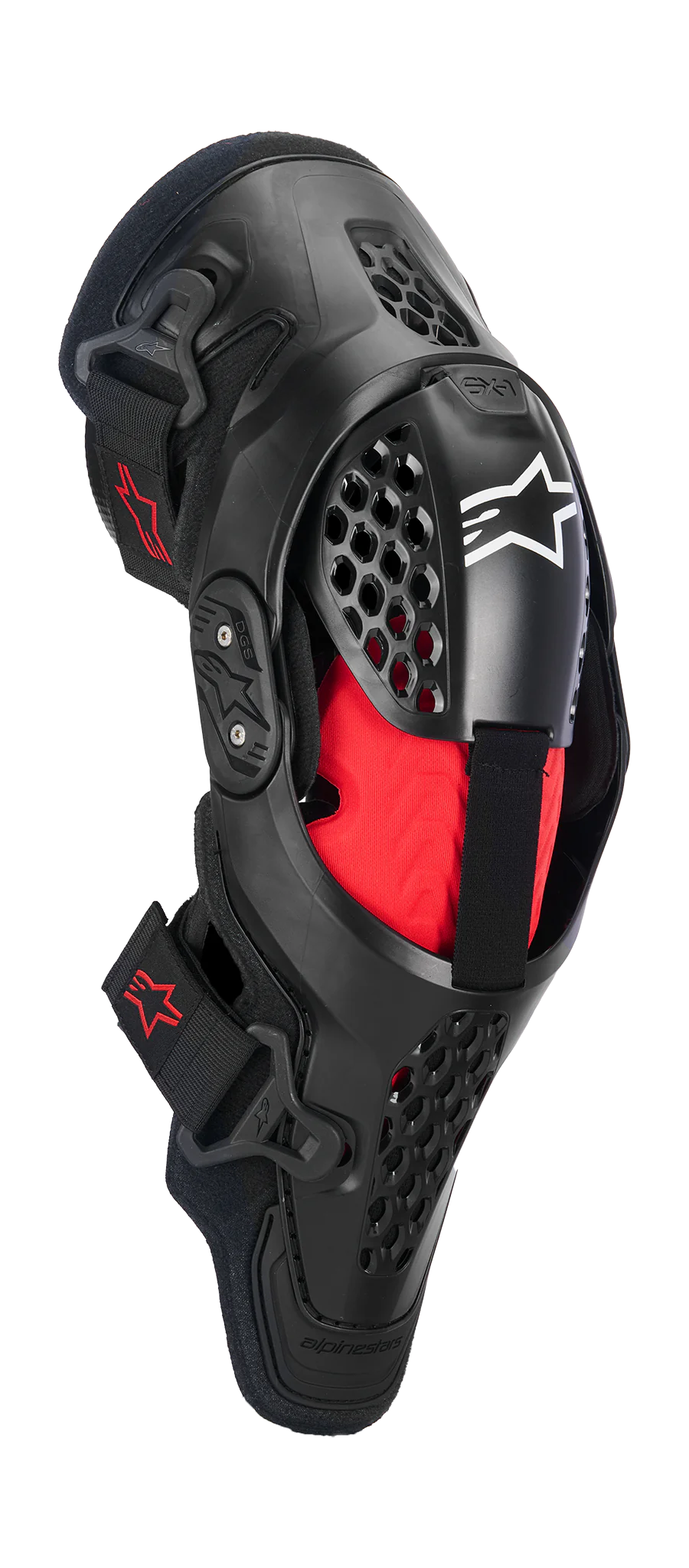 Alpinestars Knee Guards SX-1 Plasma - Black / Red / Grey