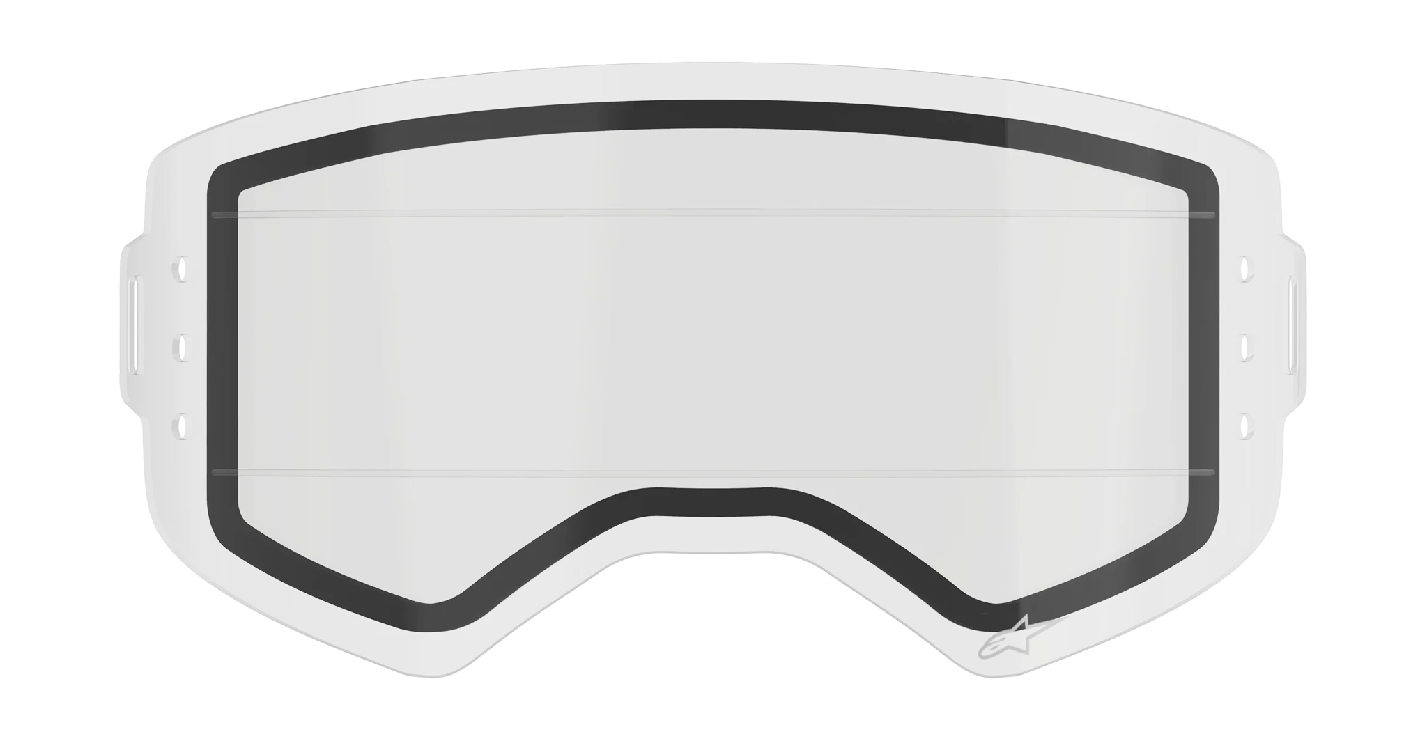 Alpinestars Lens Supertech - Injected Dual Vented Clear