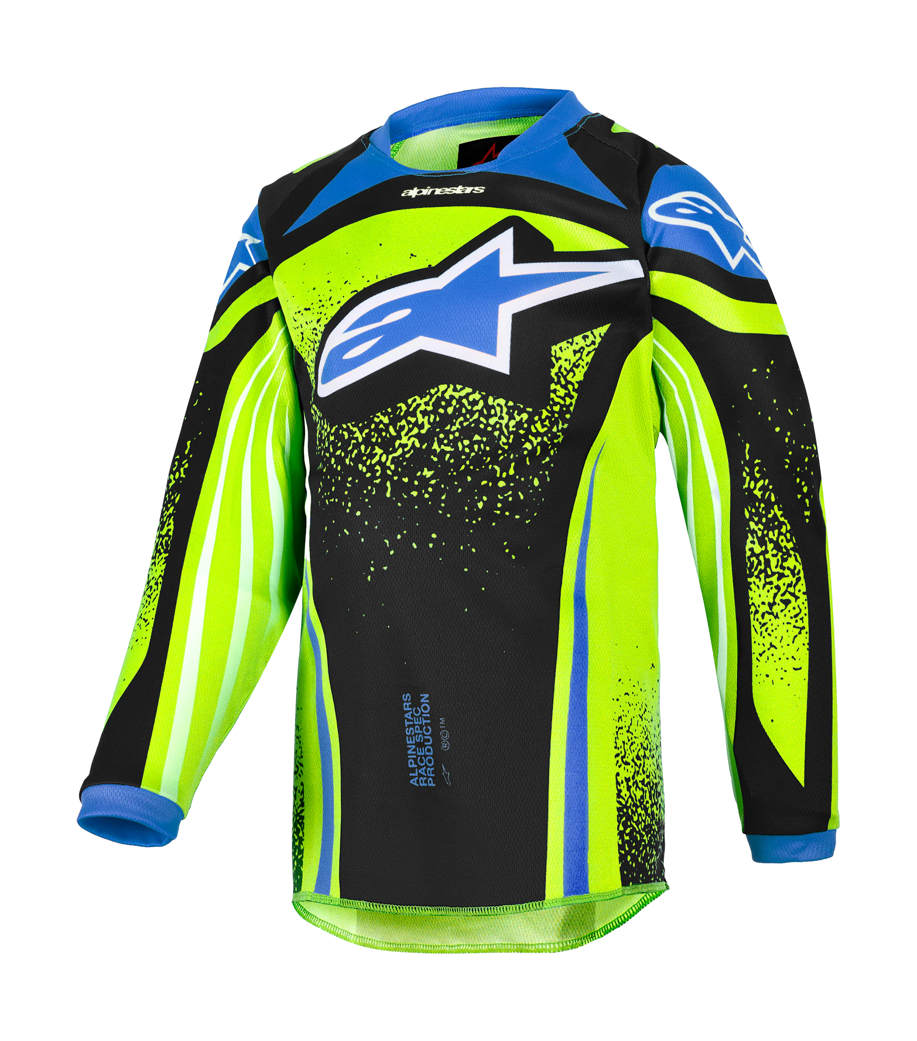 Alpinestars Mini Motocross Gear 2026 Racer Nomur - Dark Navy / Fluo Yellow / Ucla / Blue