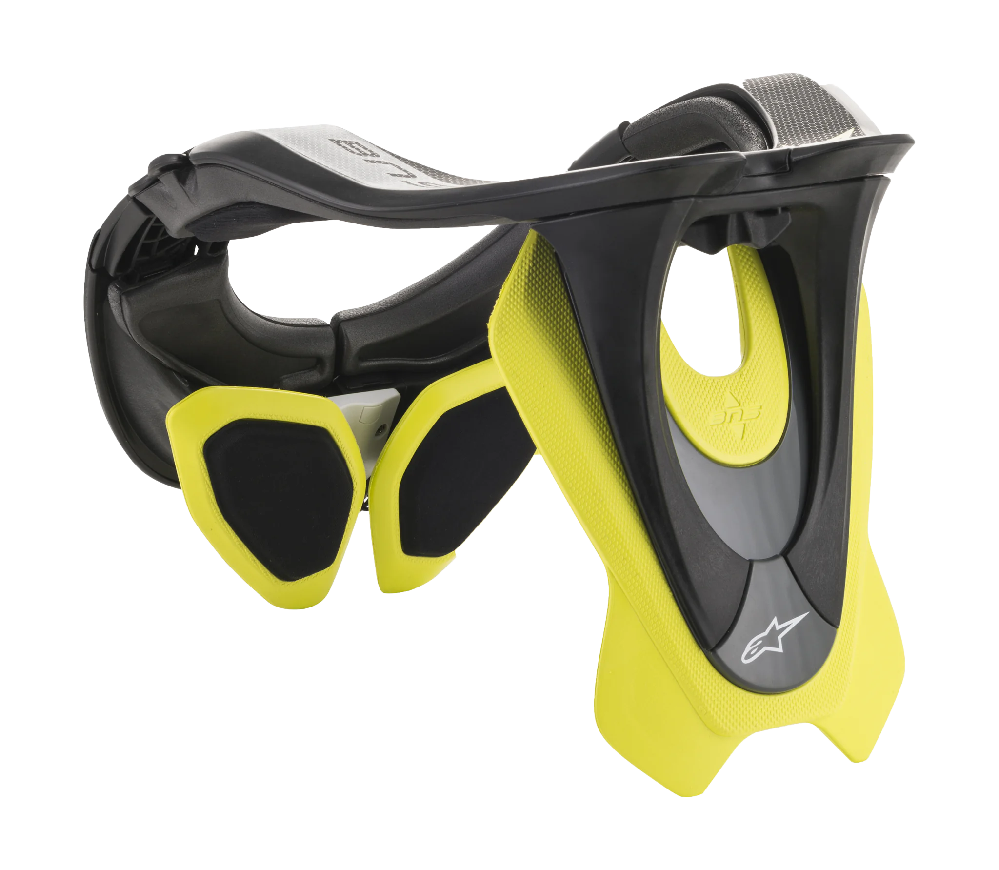 Alpinestars Neck Brace BNS Tech 2 - Black / Yellow Fluo