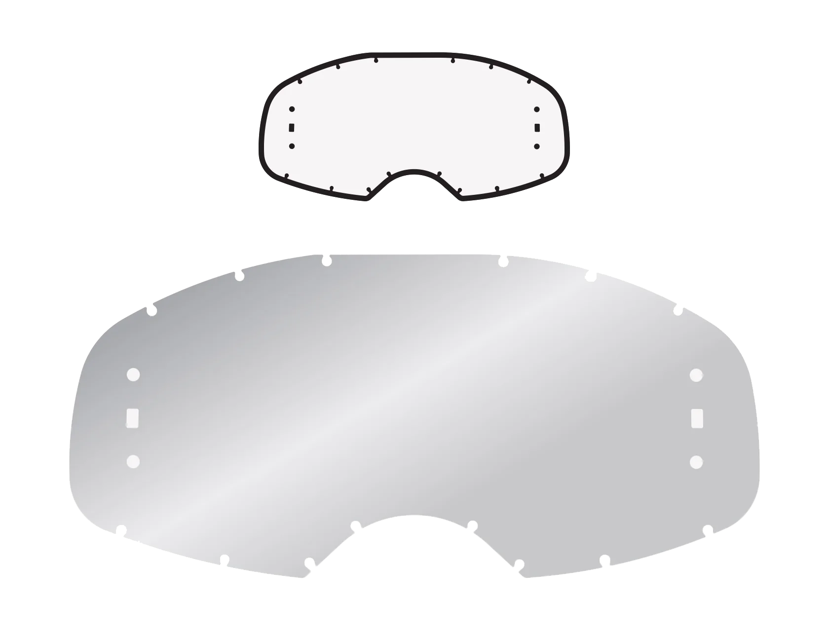Armor Vision Lens Rip N Roll Colossus - Standard Clear