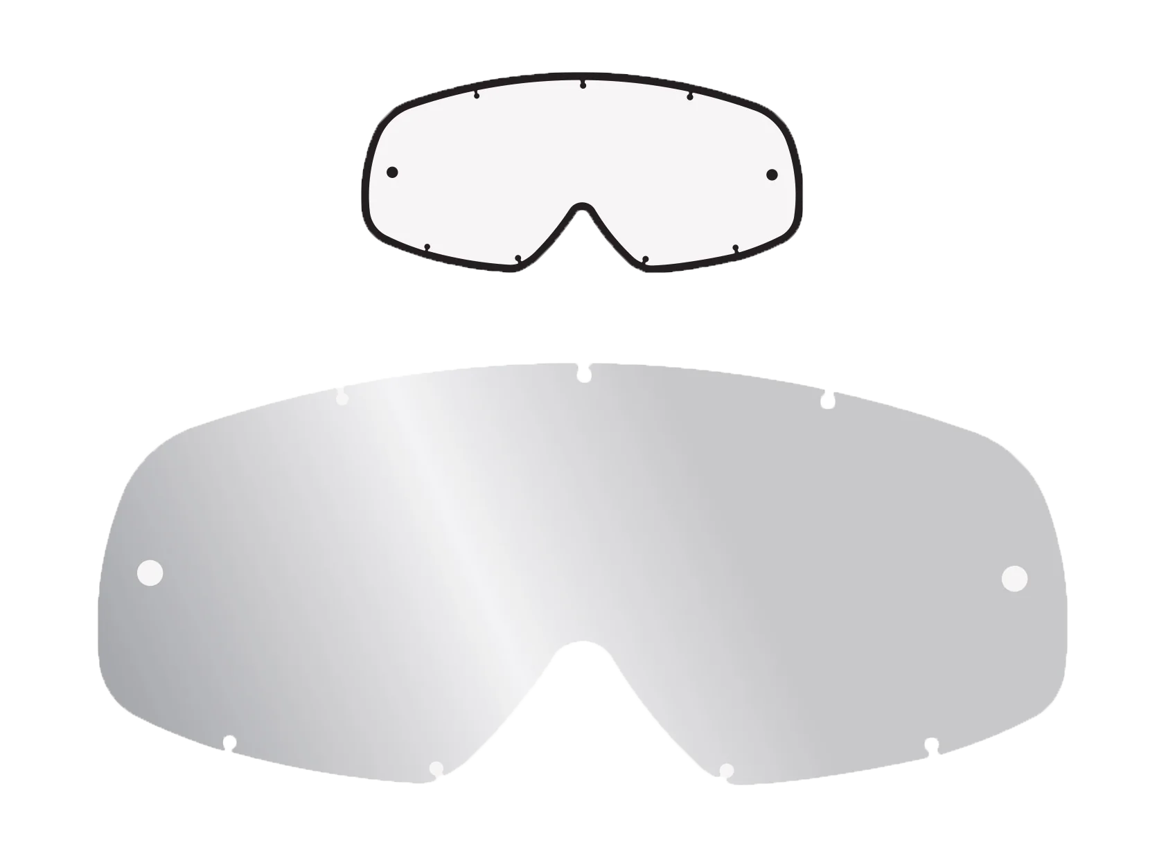 Armor Vision Lens Roll-Off Fox Airspace II - Standard Clear