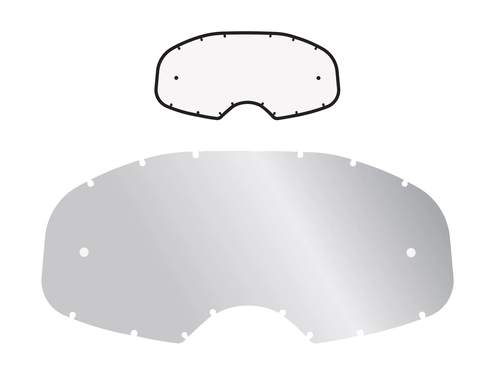 Armor Vision Lens Roll-Off Rip N Roll Colossus - Standard Clear