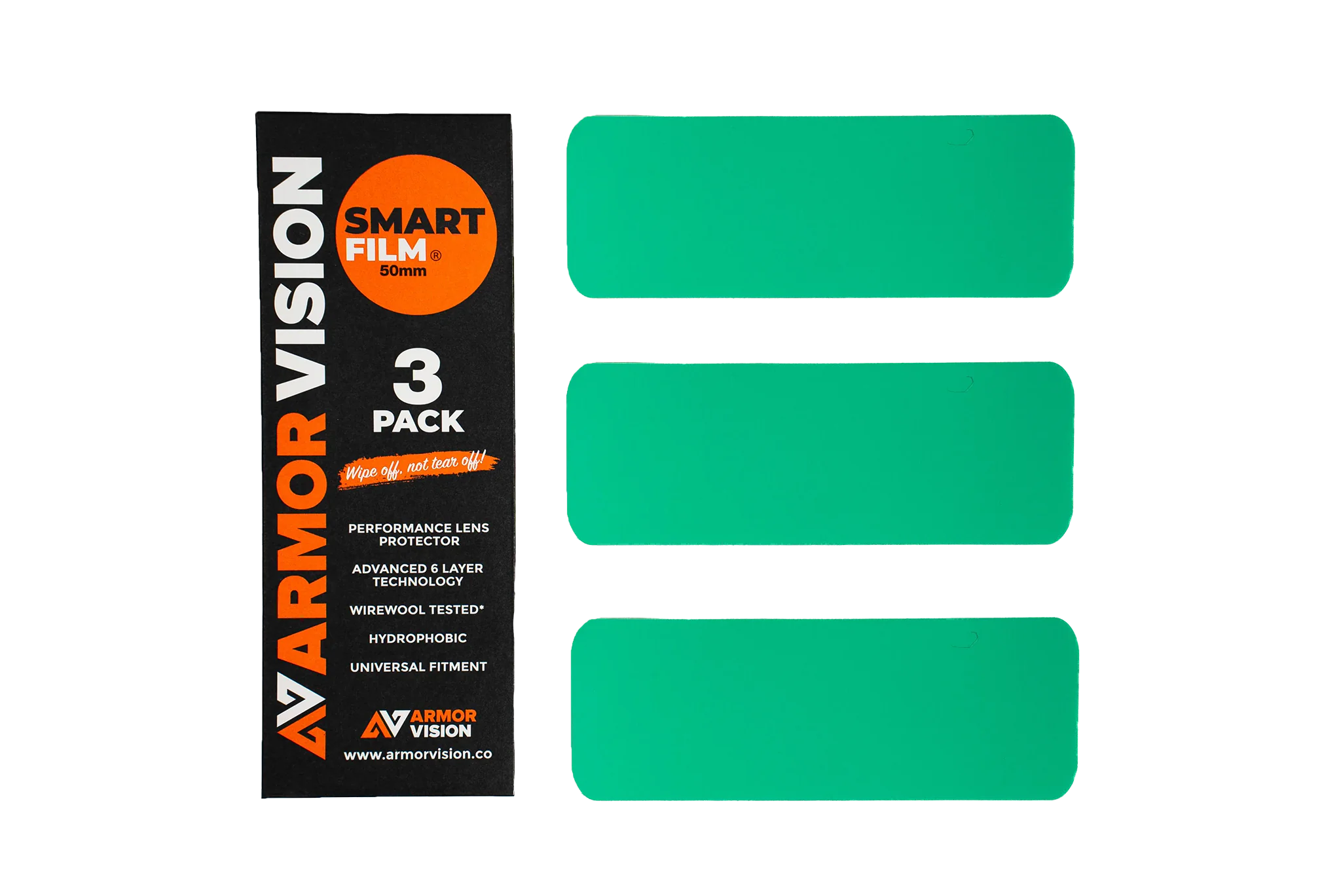 Armor Vision Lens Protector Smart Film - 50 mm - 3 Pcs