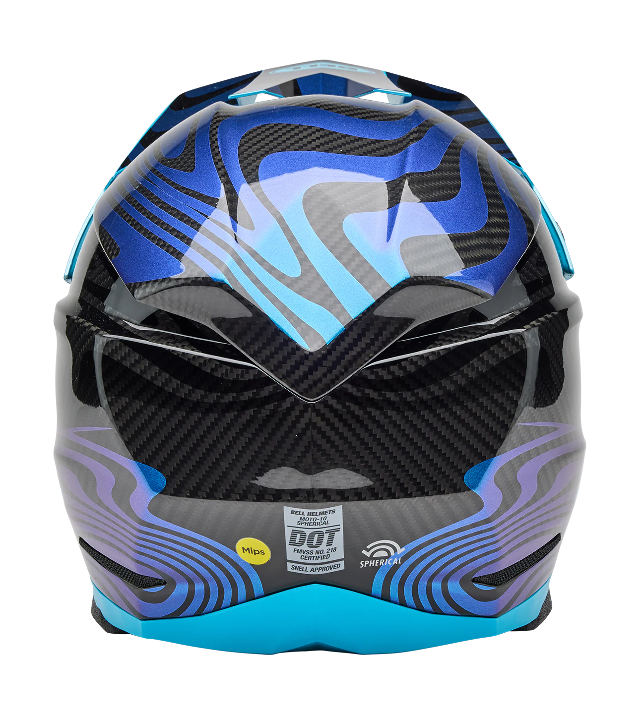 Bell Motocross Helmet Moto-10 Spherical Cortex - Blue