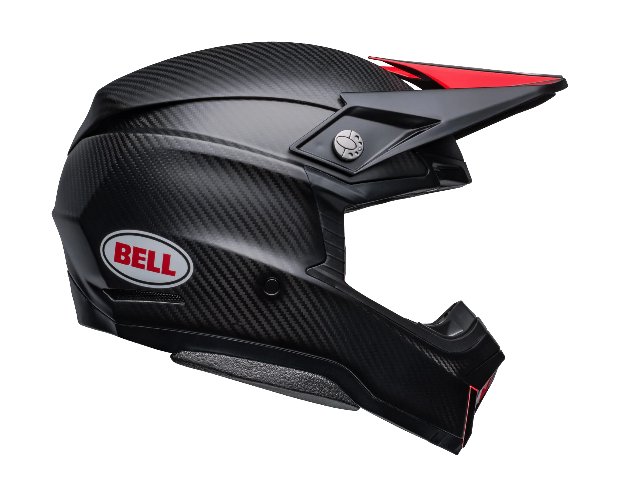 Bell Motocross Helmet Moto-10 Spherical Solid - Black / Red