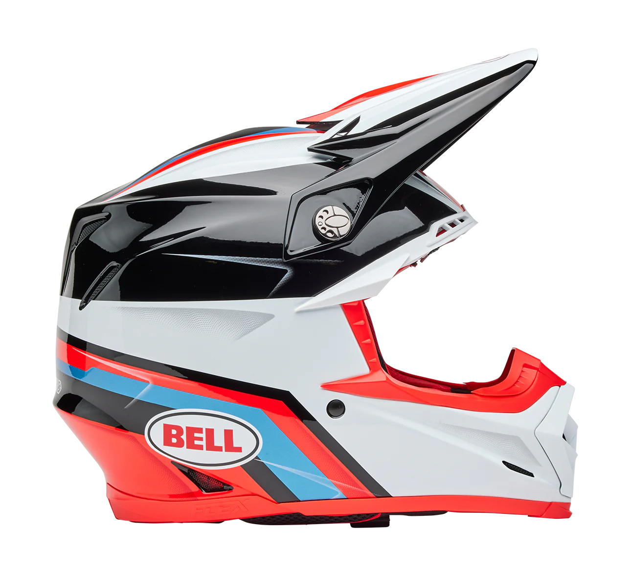 Bell Motocross Helmet Moto-9S Flex Merchant - Red / Black