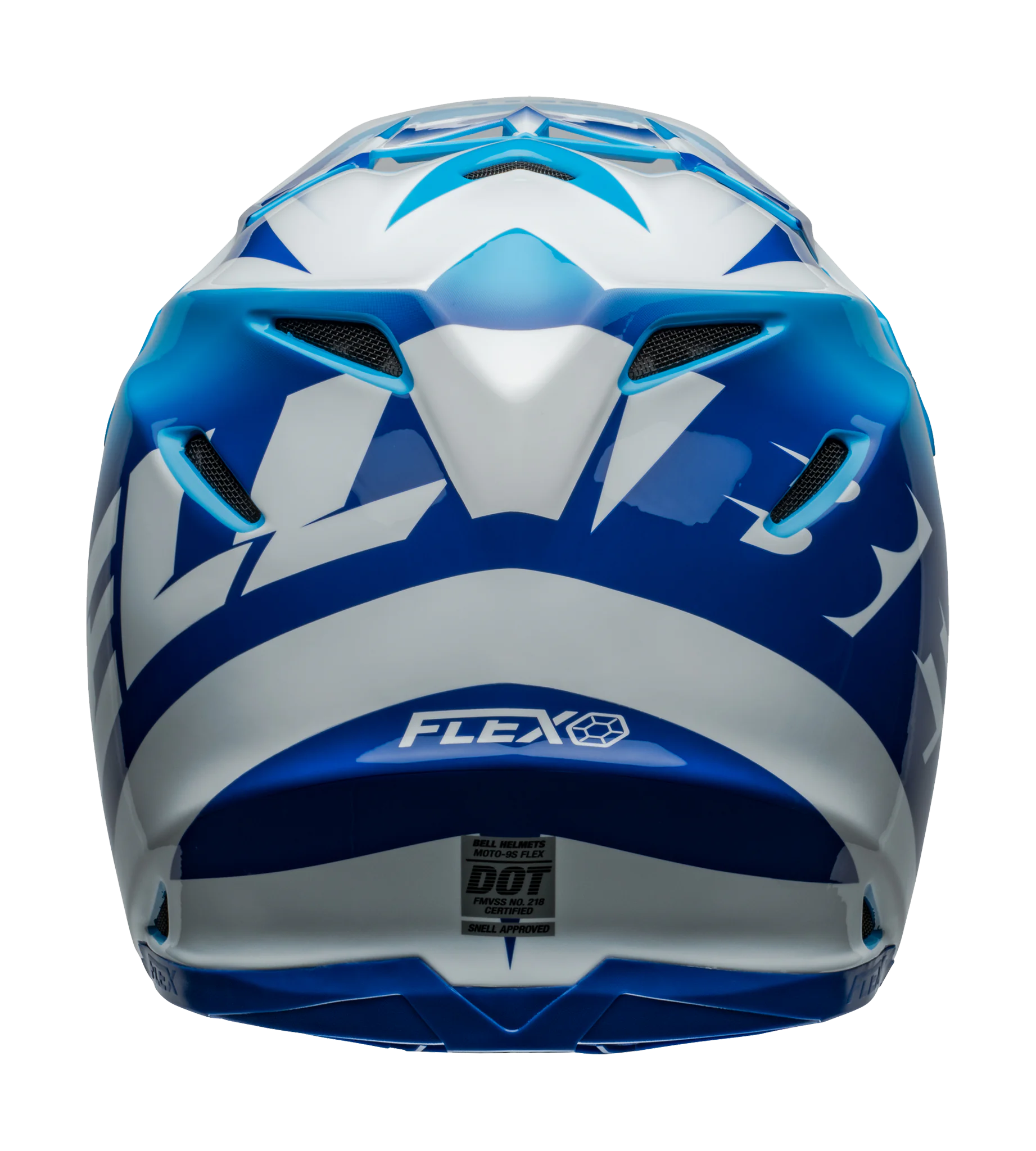 Bell Motocross Helmet Moto-9S Flex Rail - Blue / White