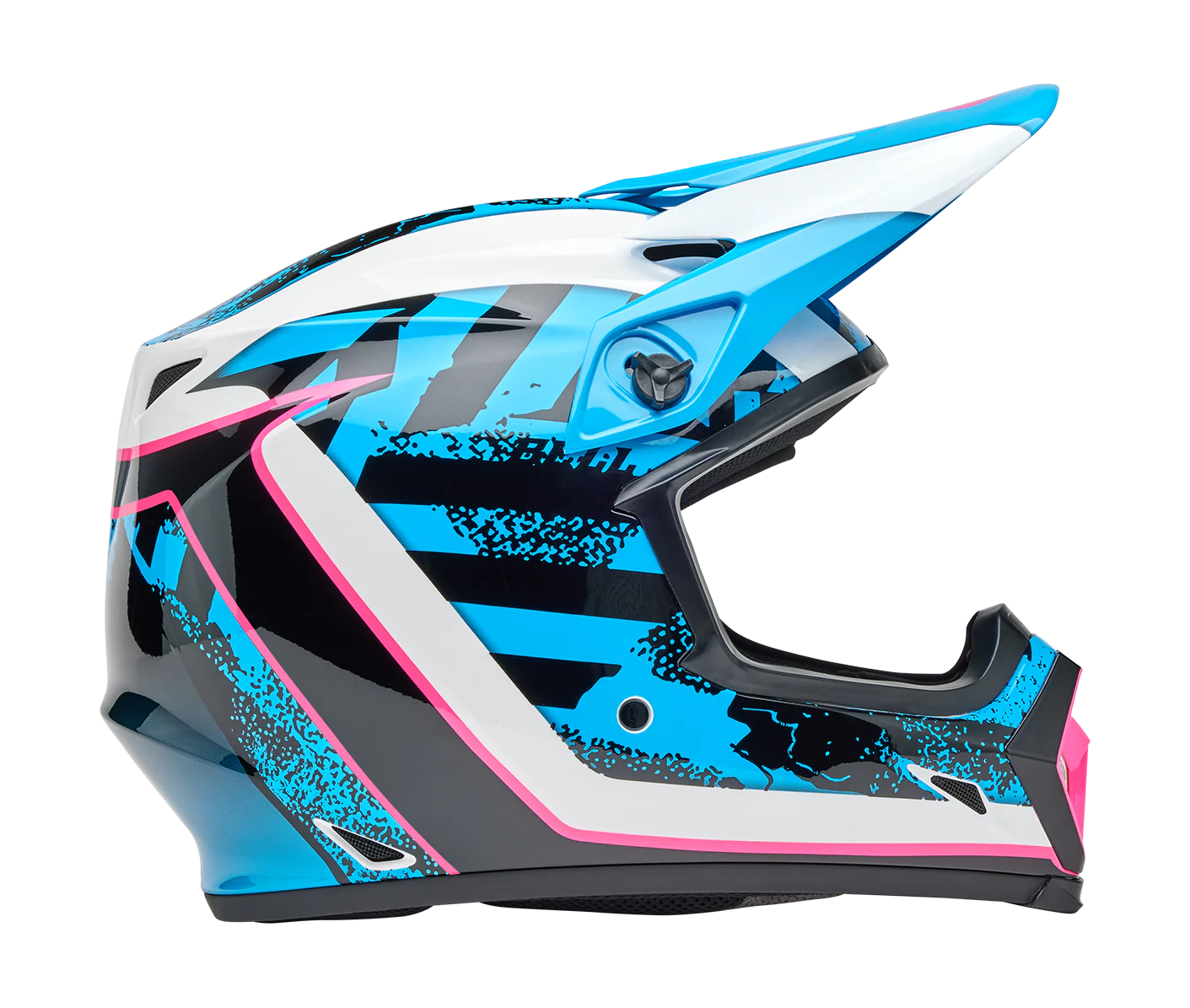 Bell Motocross Helmet MX-9 Breakdance - Blue / Pink