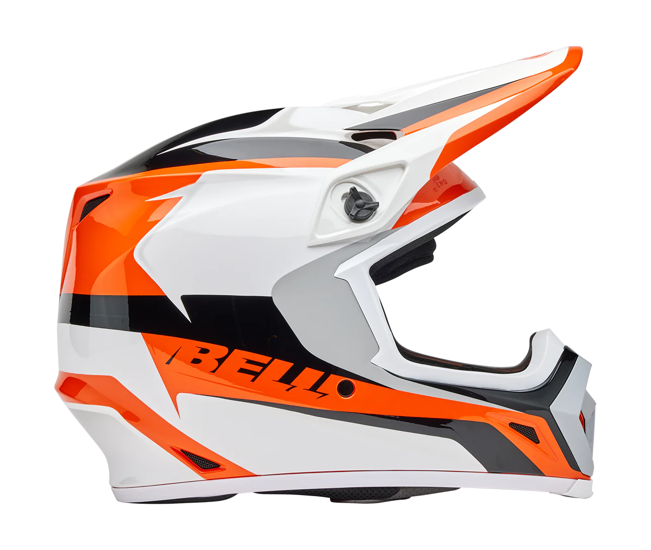 Bell Motocross Helmet MX-9 Rift - Orange / White