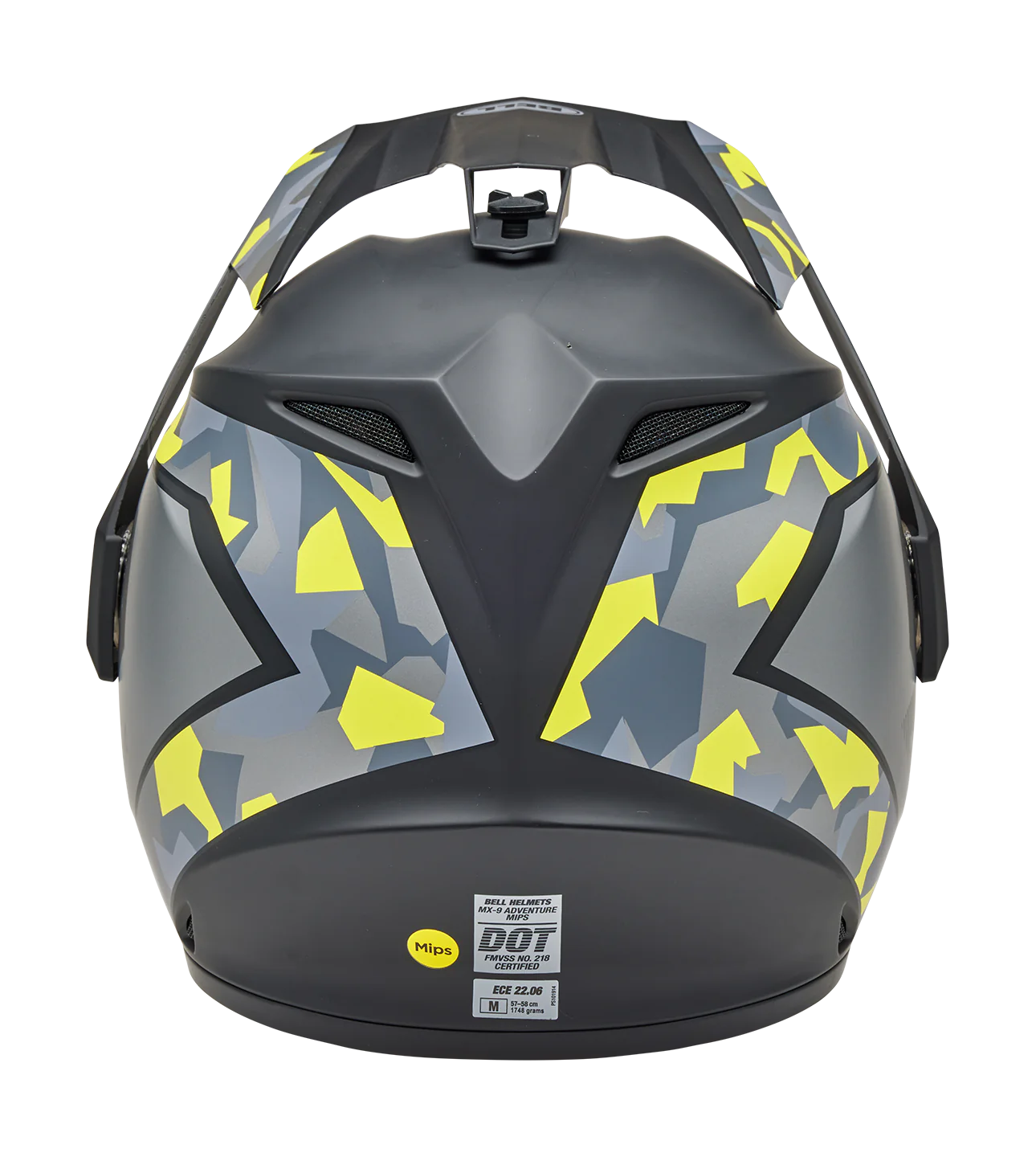 Bell Helmet MX-9 Adventure Mesa - Matte Black / Yellow Camo
