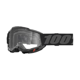 100% Motocross Goggle Accuri 2 Black - Clear