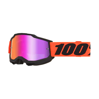 100% Motocross Goggle Accuri 2 Ferran - Mirror Dark Red