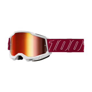100% Motocross Goggle Accuri 2 Redline - Mirror Red