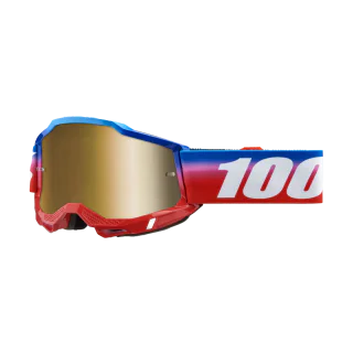 100% Motocross Goggle Accuri 2 Unity - Mirror True Gold