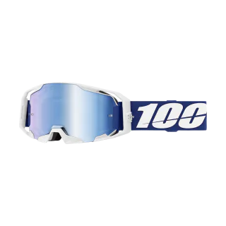 100% Motocross Goggle ARmatic Blue - Mirror Blue