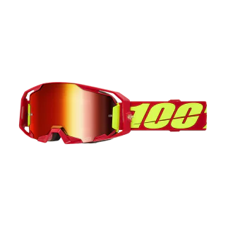 100% Motocross Goggle ARmatic Red - Mirror Red