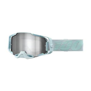 100% Motocross Goggle Armega Fargo - Mirror Silver Flash