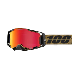 100% Motocross Goggle Armega Glory - HiPER Mirror Red