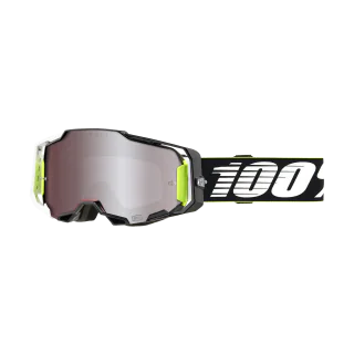 100% Motocross Goggle Armega RACR - HiPER Mirror Silver