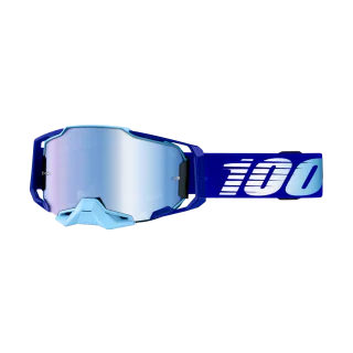 100% Motocross Goggle Armega Royal - Mirror Blue